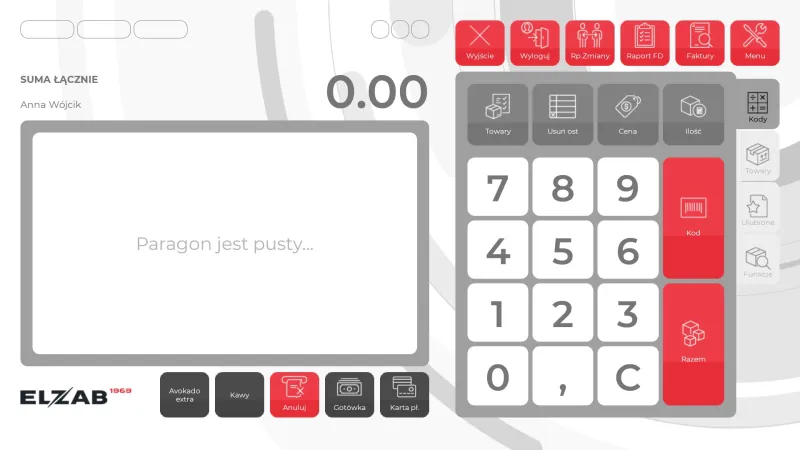 elzAPP POS program sprzedażowy na platformę Android